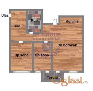 Dvoiposoban 57m2 Salajka